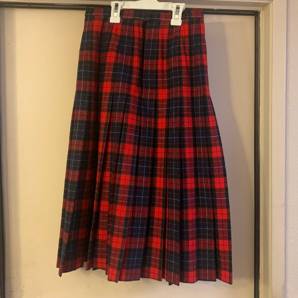 Authentic Manson Pendleton Wool Skirt – Classic Vintage Style